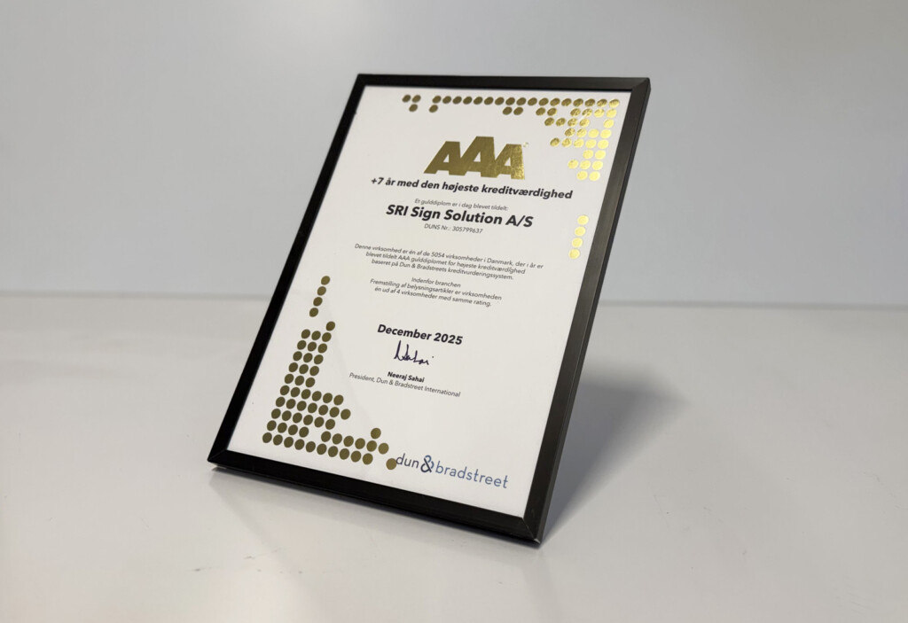 AAA Gold 2025 - SRI Sign Solution A/S